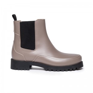 Botas Chelsea Bernardo Addison Rain Feminino Cinzentas Pretas | MCV738AJ