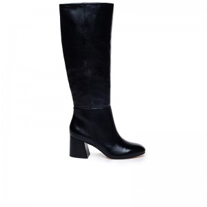 Botas De Cano Alto Bernardo Norma Feminino Pretas | QEO8927OR