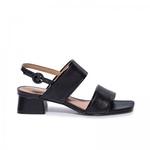 Sandalias de Salto Bernardo Jasper Slingback Feminino Pretas | FUP9320BE