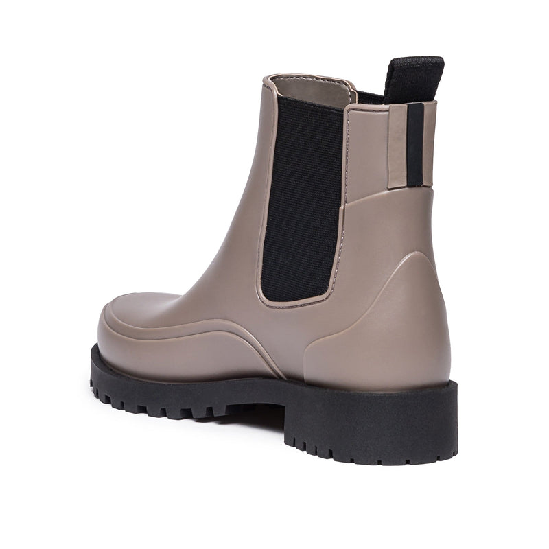 Botas Chelsea Bernardo Addison Rain Feminino Cinzentas Pretas | MCV738AJ