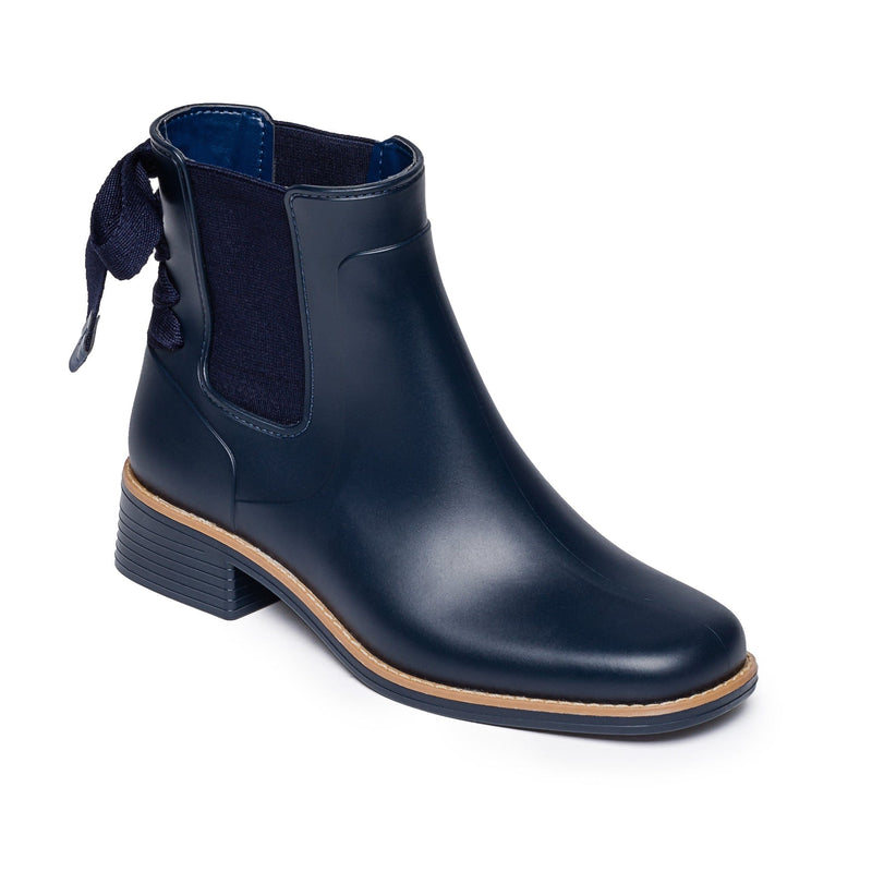 Botas Chelsea Bernardo Briton Slip On Rain Feminino Azul Marinho | ELZ5847OR