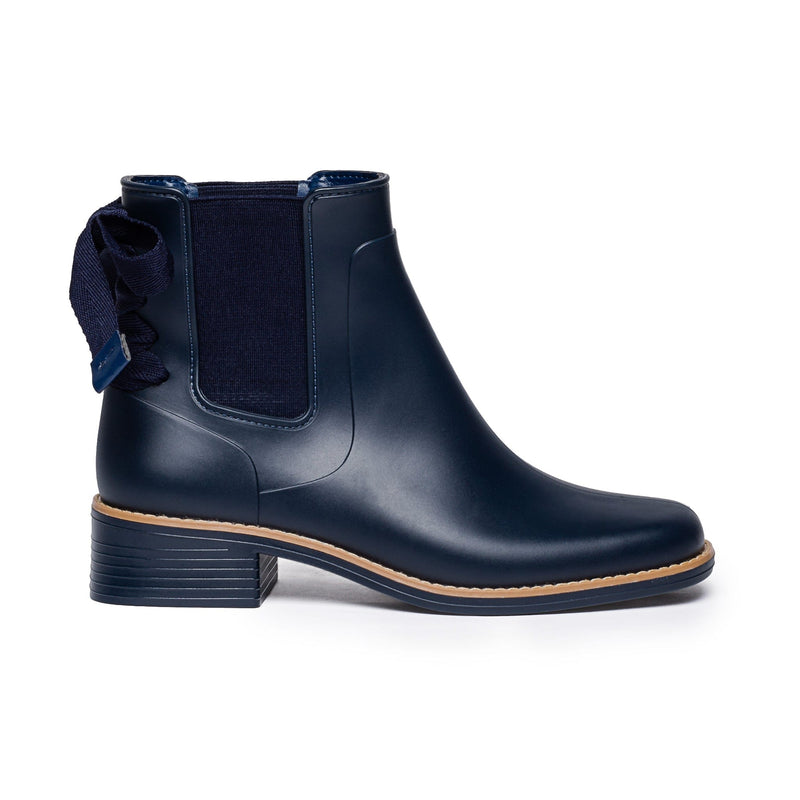 Botas Chelsea Bernardo Briton Slip On Rain Feminino Azul Marinho | ELZ5847OR