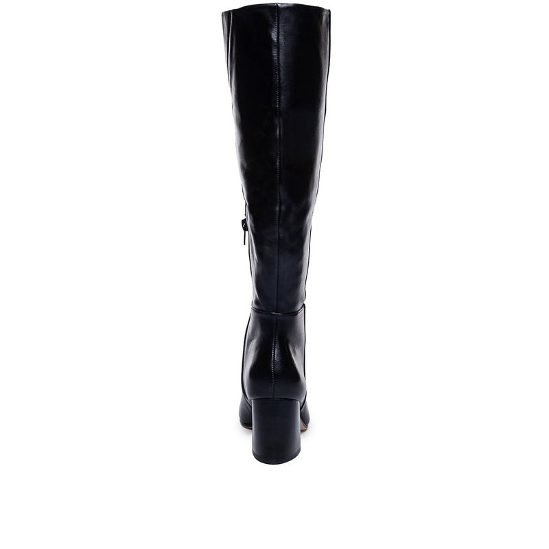 Botas De Cano Alto Bernardo Norma Feminino Pretas | QEO8927OR