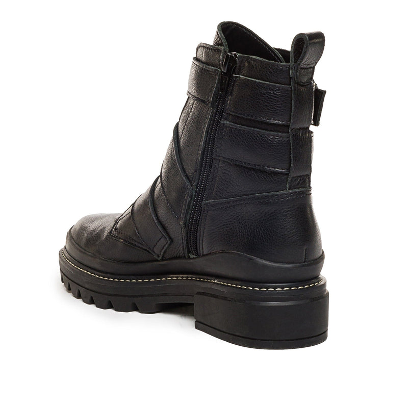 Botins Bernardo Durban Moto Feminino Pretas | THR4026NP