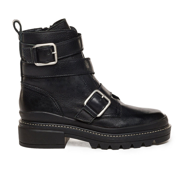 Botins Bernardo Durban Moto Feminino Pretas | THR4026NP