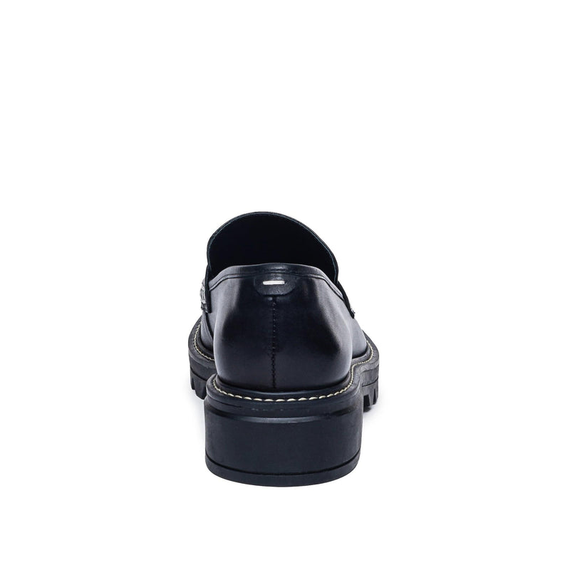 Mocassins Bernardo Chandler Lug-Sole Feminino Pretas | PSZ6464MV