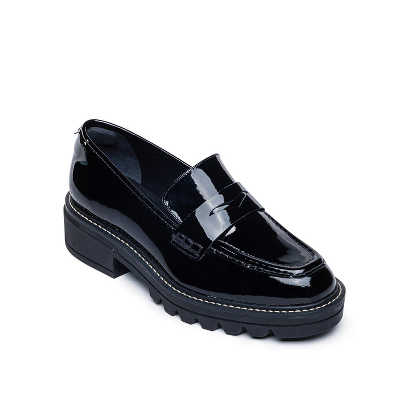 Mocassins Bernardo Chandler Lug-Sole Feminino Pretas | TWN8964UF