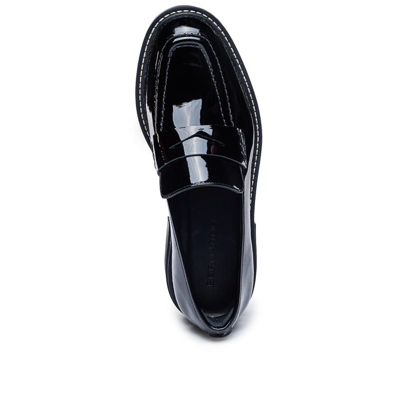 Mocassins Bernardo Chandler Lug-Sole Feminino Pretas | TWN8964UF