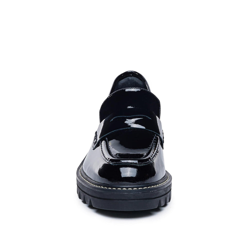 Mocassins Bernardo Chandler Lug-Sole Feminino Pretas | TWN8964UF