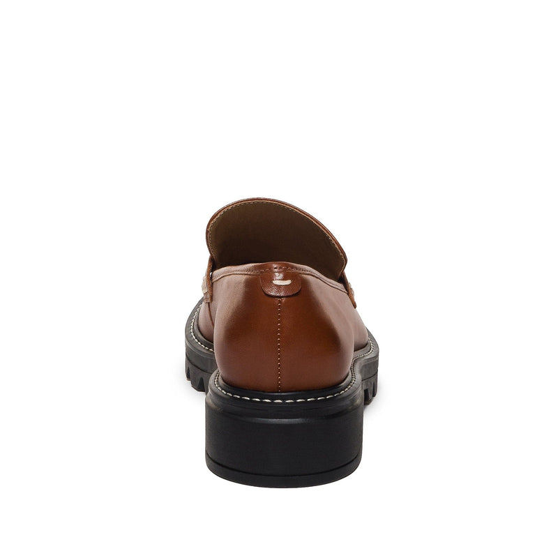 Mocassins Bernardo Chandler Lug-Sole Feminino Marrom Escuro | FHL291VZ