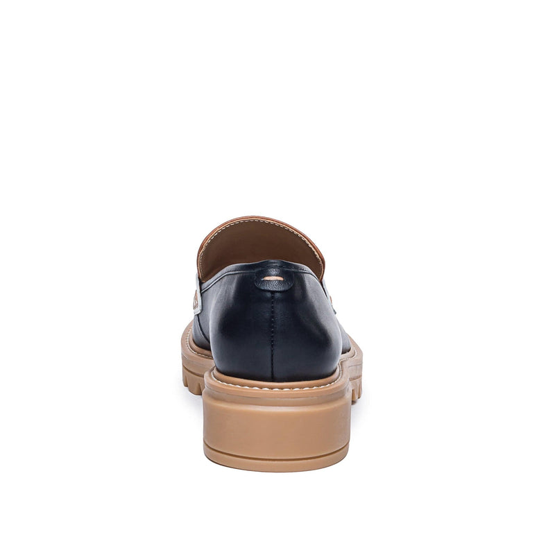 Mocassins Bernardo Chandler Lug-Sole Feminino Pretas Marrom Escuro | HTE10071VG