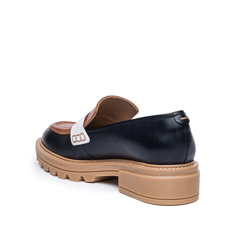 Mocassins Bernardo Chandler Lug-Sole Feminino Pretas Marrom Escuro | HTE10071VG