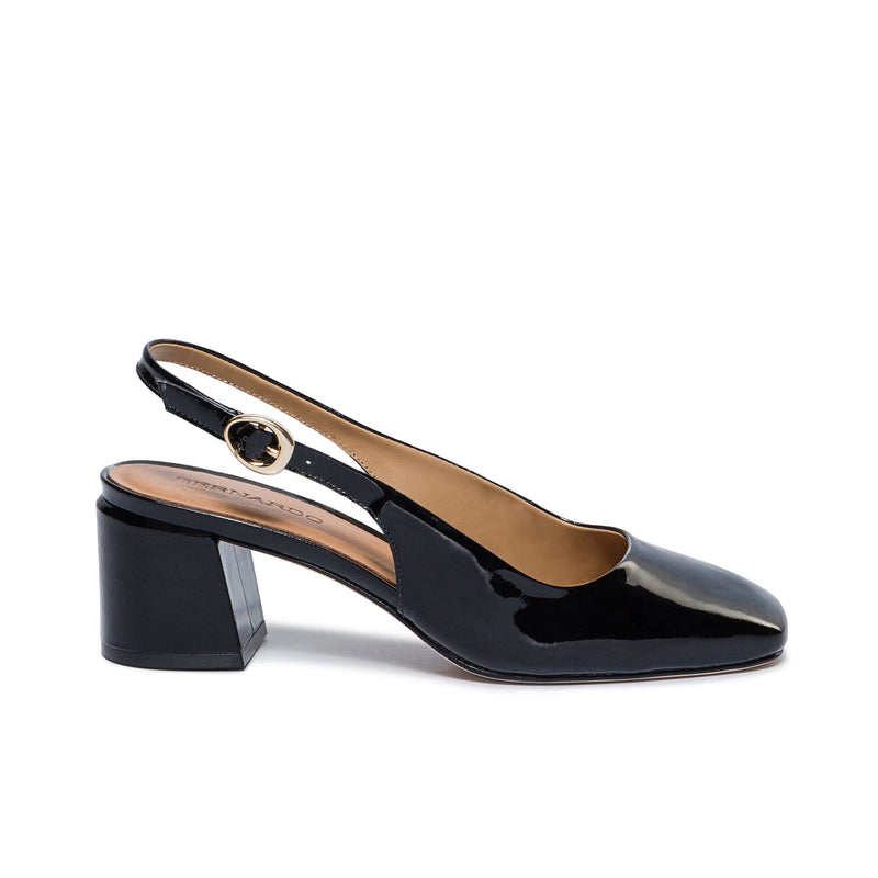 Saltos Bernardo Alexia Slingback Feminino Pretas | VWY612CU