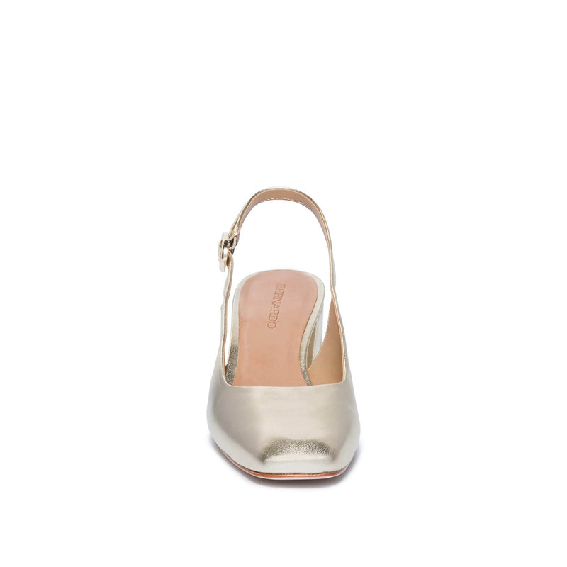 Saltos Bernardo Alexia Slingback Feminino Douradas | FMZ355OG