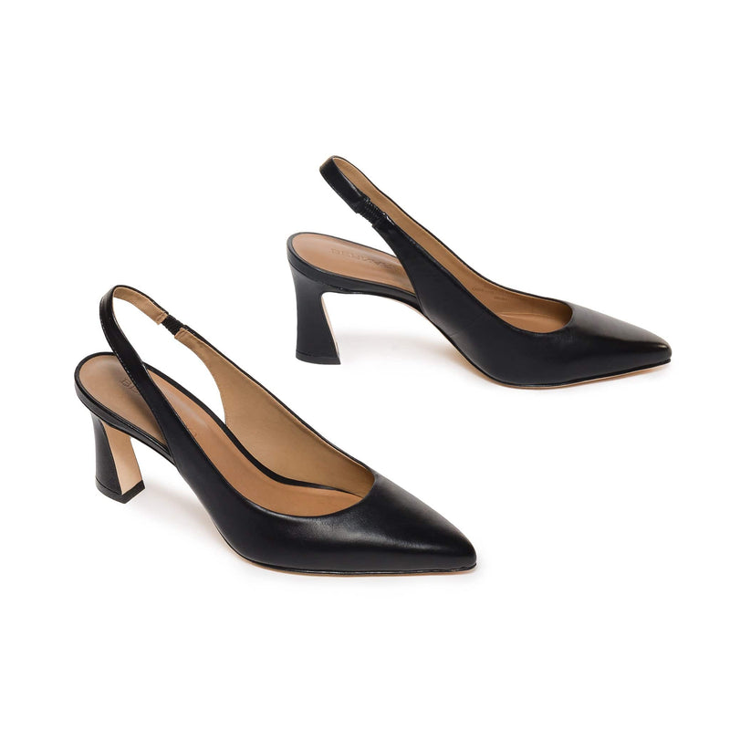 Saltos Bernardo Felicity Slingback Feminino Pretas | PVN2696FG