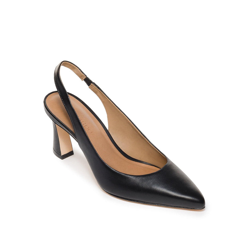 Saltos Bernardo Felicity Slingback Feminino Pretas | PVN2696FG