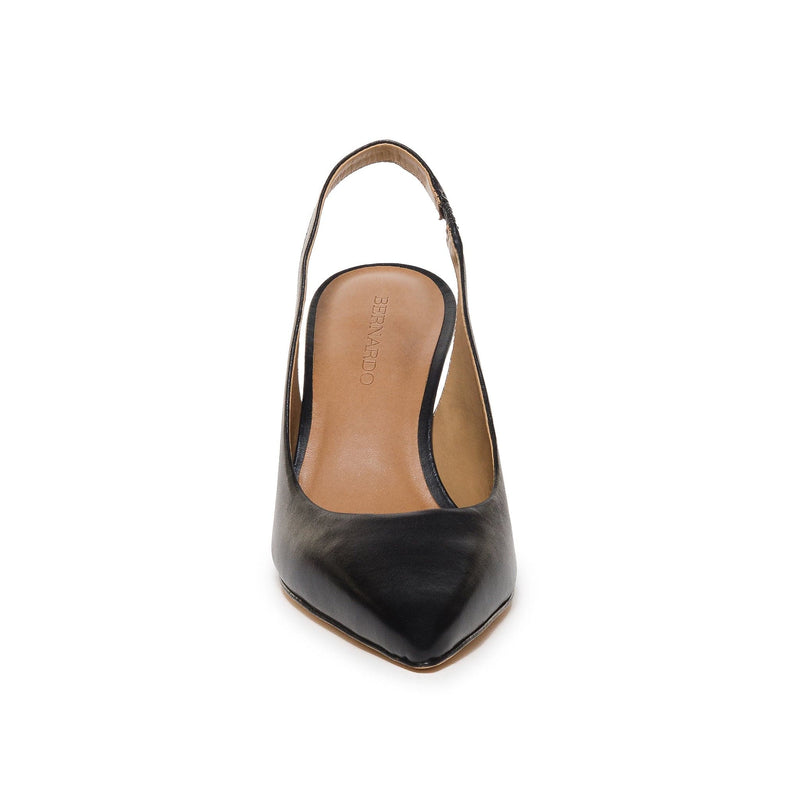 Saltos Bernardo Felicity Slingback Feminino Pretas | PVN2696FG