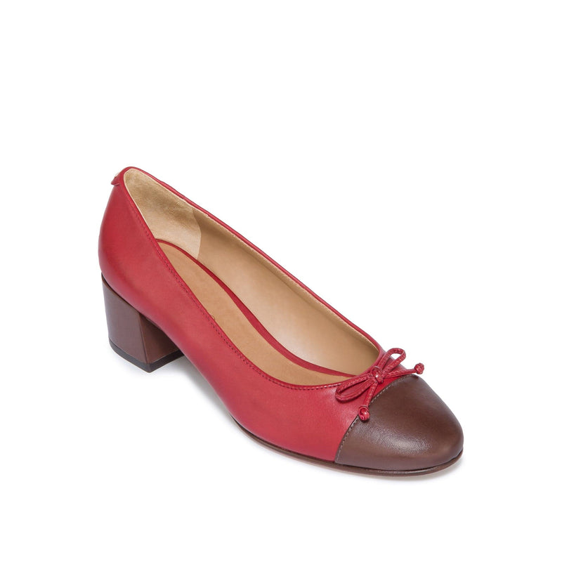 Saltos Bernardo Marisol Ballerina Feminino Vermelhas Escuro Chocolate | ZBY9499OF