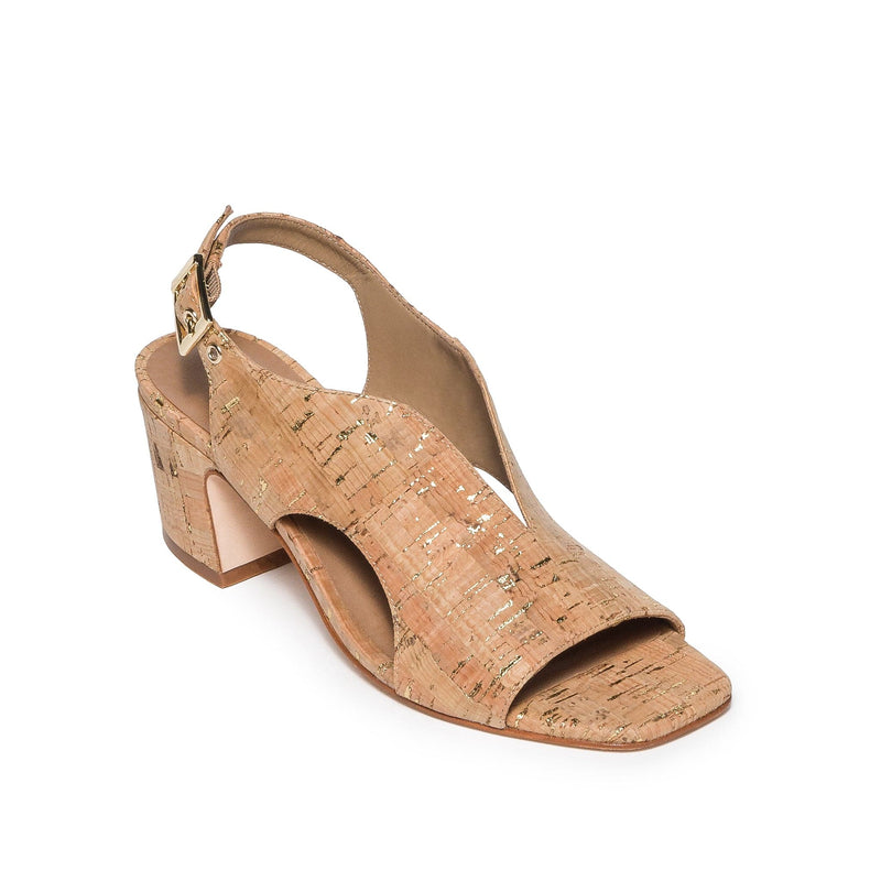 Sandalias de Salto Bernardo Bedford Mid Feminino Marrom | CUR1250NG