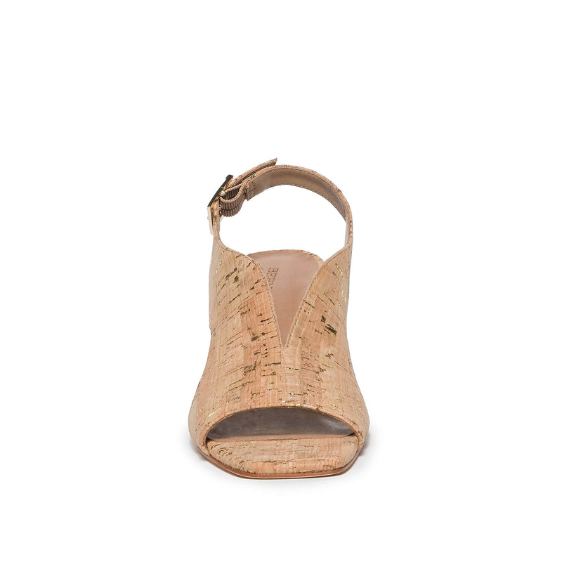 Sandalias de Salto Bernardo Bedford Mid Feminino Marrom | CUR1250NG