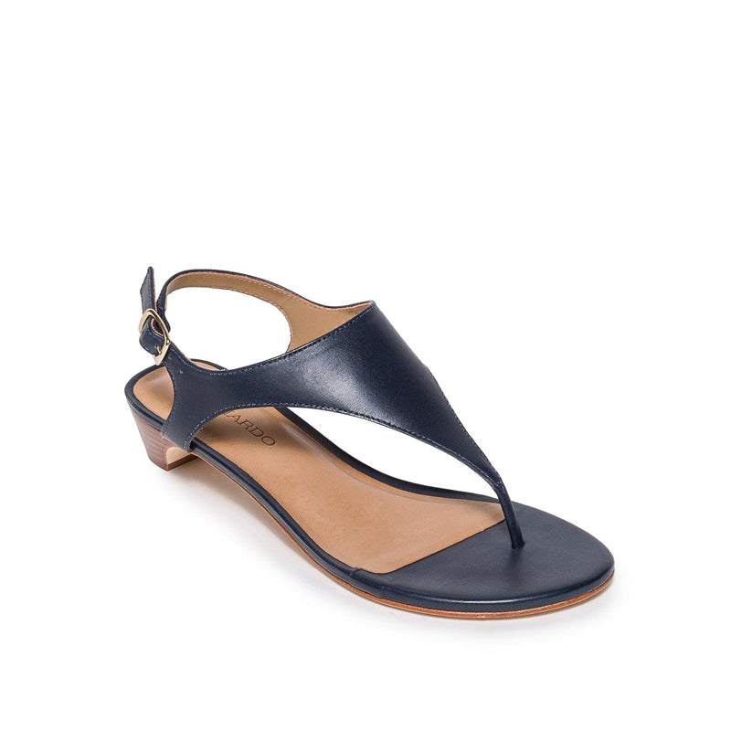 Sandalias de Salto Bernardo Goldy Demi Feminino Azul Marinho | IHK2987RS