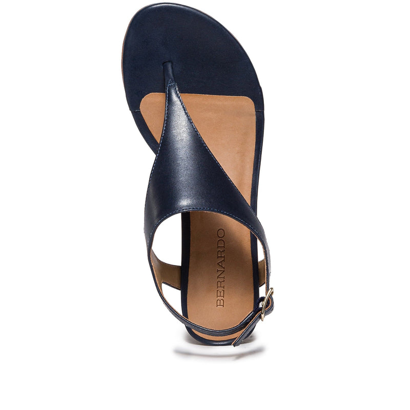 Sandalias de Salto Bernardo Goldy Demi Feminino Azul Marinho | IHK2987RS