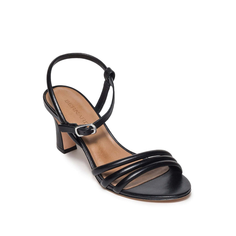 Sandalias de Salto Bernardo Noor Feminino Pretas | QPV558YQ