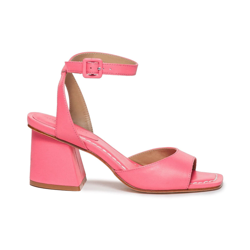 Sandalias de Salto Bernardo Nyack Feminino Rosa | OVL3873XC