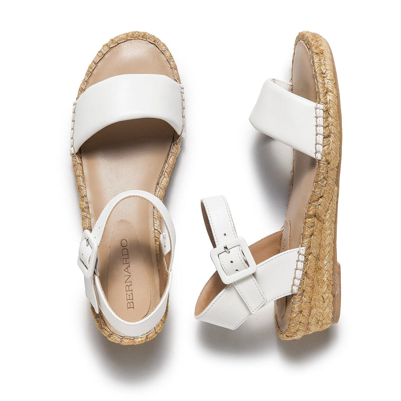 Sandálias Cunha Bernardo Madrid Espadrille Feminino Branco | GBY966YJ