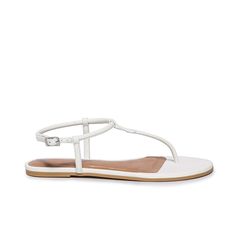 Sandálias Planas Bernardo Haven Thong Feminino Branco | CHC7233UO