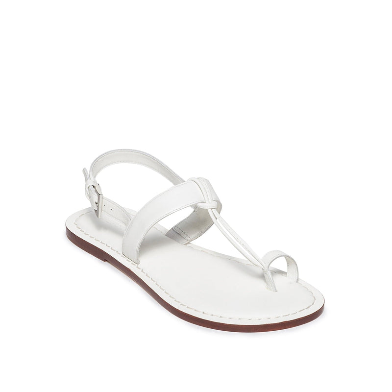 Sandálias Planas Bernardo Maverick 2 Toe Ring Feminino Branco | BRD649CB