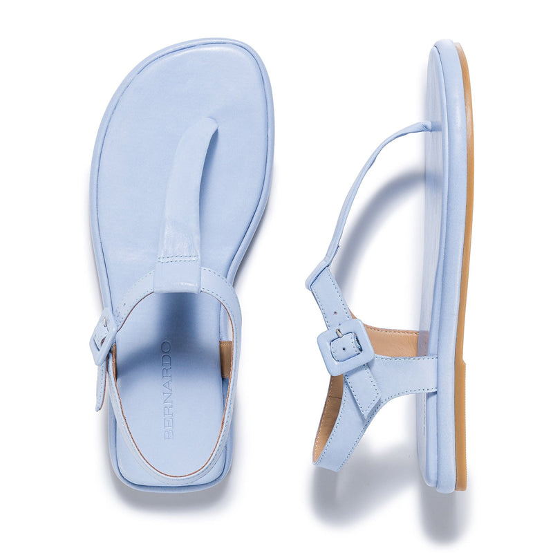 Sandálias Planas Bernardo Tucson T-Strap Feminino Azuis | IYT8263OP