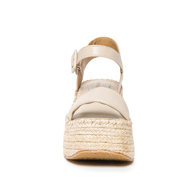 Sandálias Plataforma Bernardo Mallorca Espadrille Feminino Bege | KRX6250KP