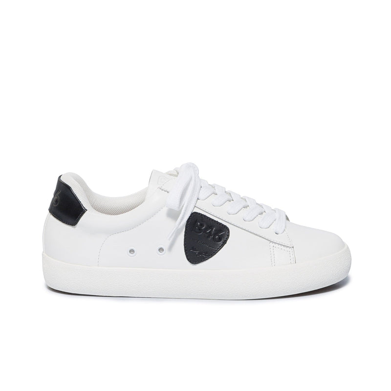 Sapatilhas Bernardo Tatum Feminino Branco Pretas | MWQ2957OF